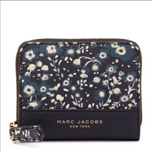 Marc Jacobs Peacoat Saffiano Zip Case
